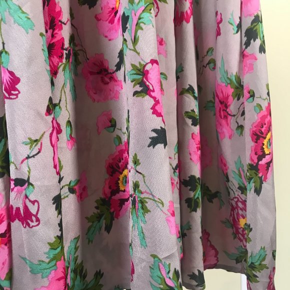 Selina Studio Grey & Pink Floral Dress - Picture 9 of 12